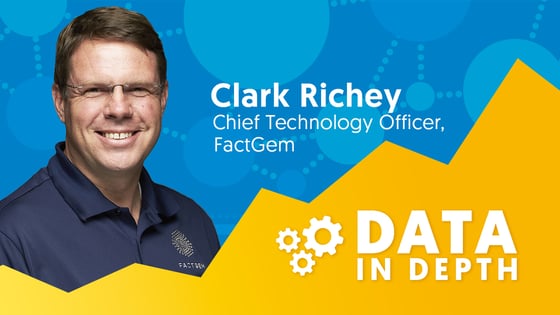 Data In Depth podcast guest Clark Richey. 