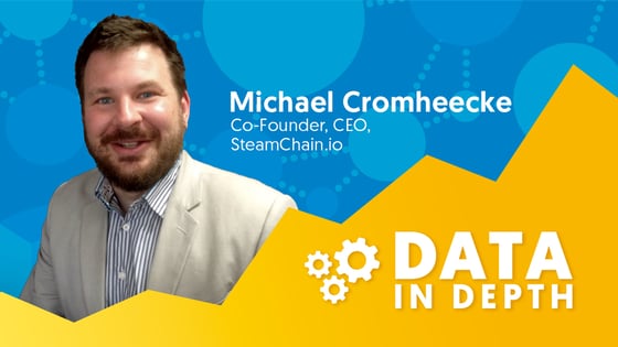 Data In Depth guest Michael Cromheecke from SteamChain discusses machine-as-a-service in manufacturing. 